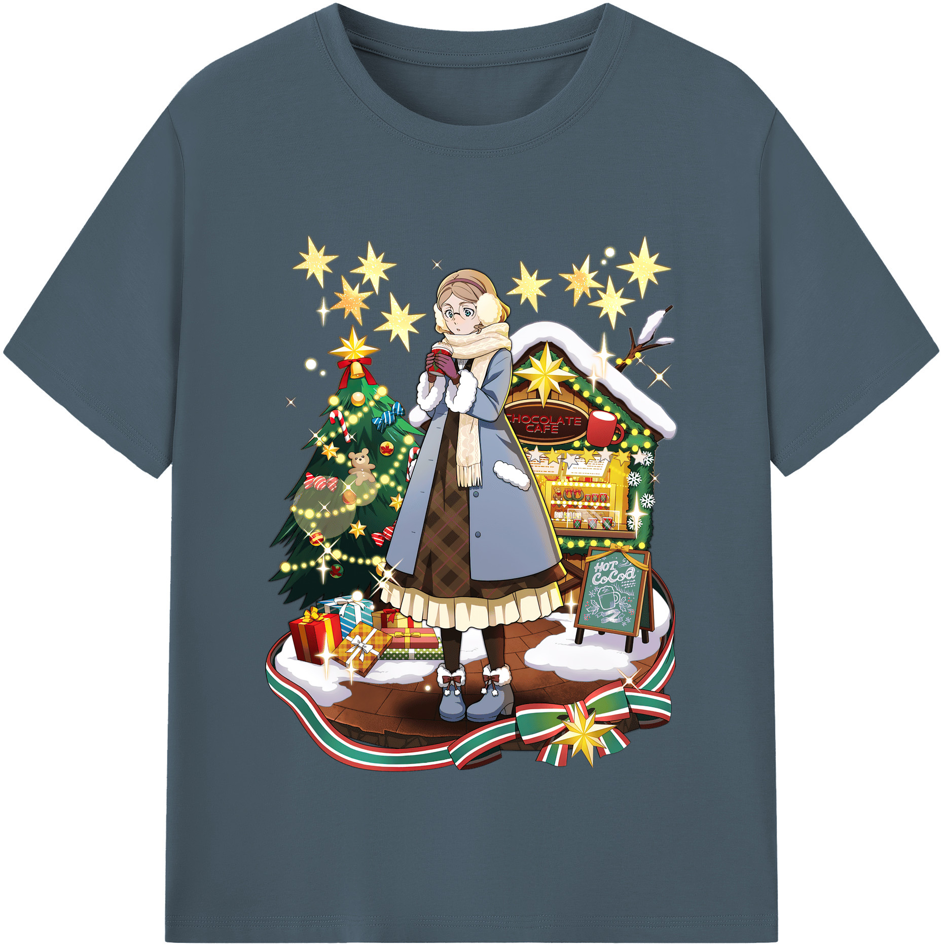 （画像用） 文豪ストレイドッグス Bungo Stray Dogs 綿100％半袖Tシャツ（フロントプリント）